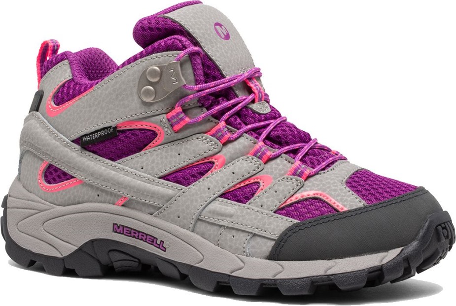 Nagy Gyerek Moab 2 Mid Vízálló Bakancs Paloma Berry Merrell
