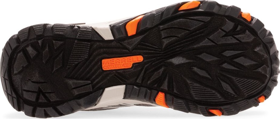 Nagy Gyerek Moab Fst Alacsony Vízálló Cipő Merrell Sötétkék Szürke Narancs