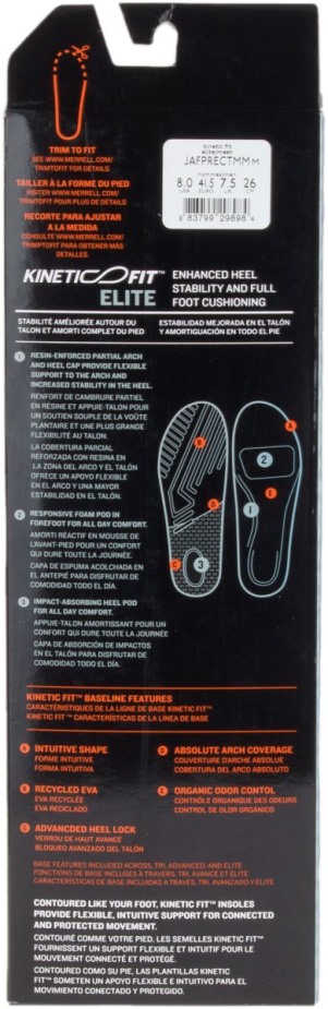 Kinetic Fit&trade Elite Talpbetétes Mesh Merrell