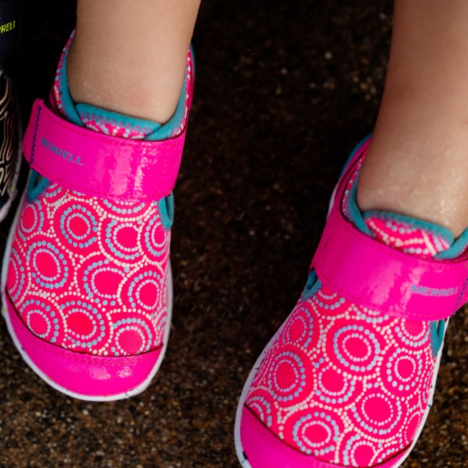 Kisgyerek Csupasz Lépések® H2o Chroma Tornacipő Merrell Berry Turq