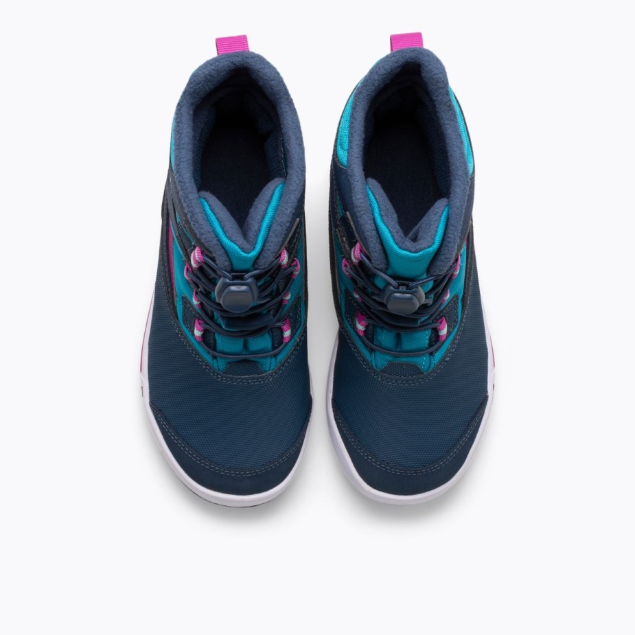 Kisgyerek Hóbank 3.0 Csizma Merrell Navy Türkiz