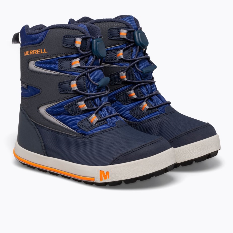 Kisgyerek Hóbank 3.0 Csizma Navy Cobalt Orange Merrell
