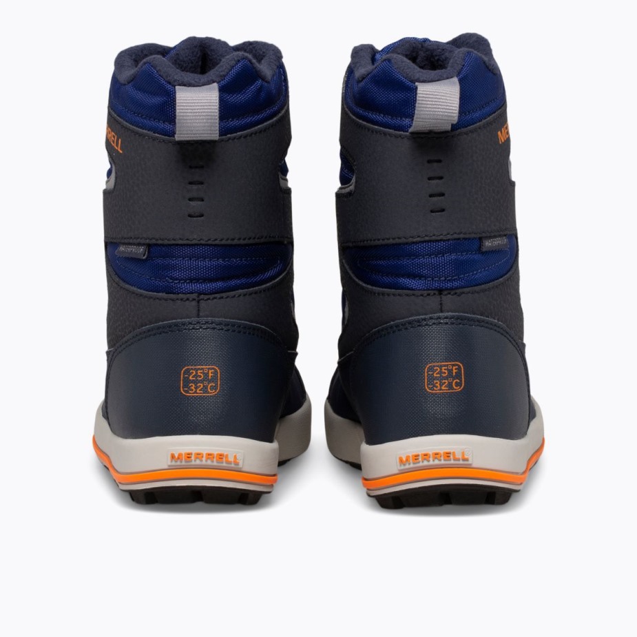Kisgyerek Hóbank 3.0 Csizma Navy Cobalt Orange Merrell