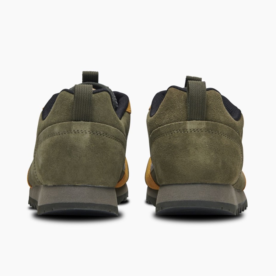 Férfi Alpesi Tornacipő Oliva Zsinór Merrell