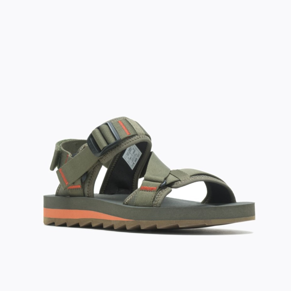 Férfi Alpesi Pántos Merrell Oliva