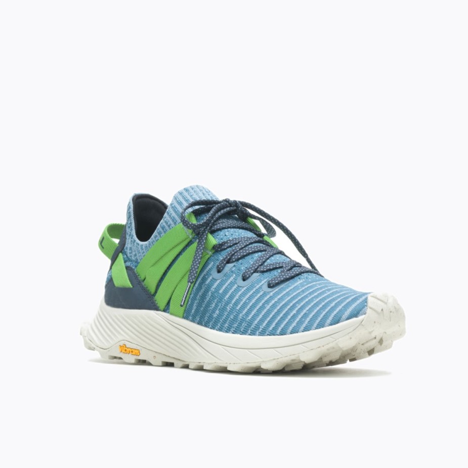 Férfi Embark Csipke Tornacipő Merrell Stonewash