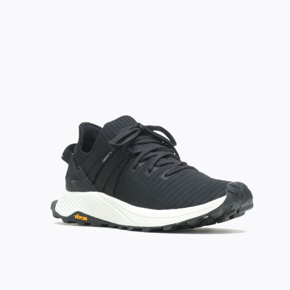 Férfi Embark Csipke Tornacipő Széles Fekete Fehér Merrell