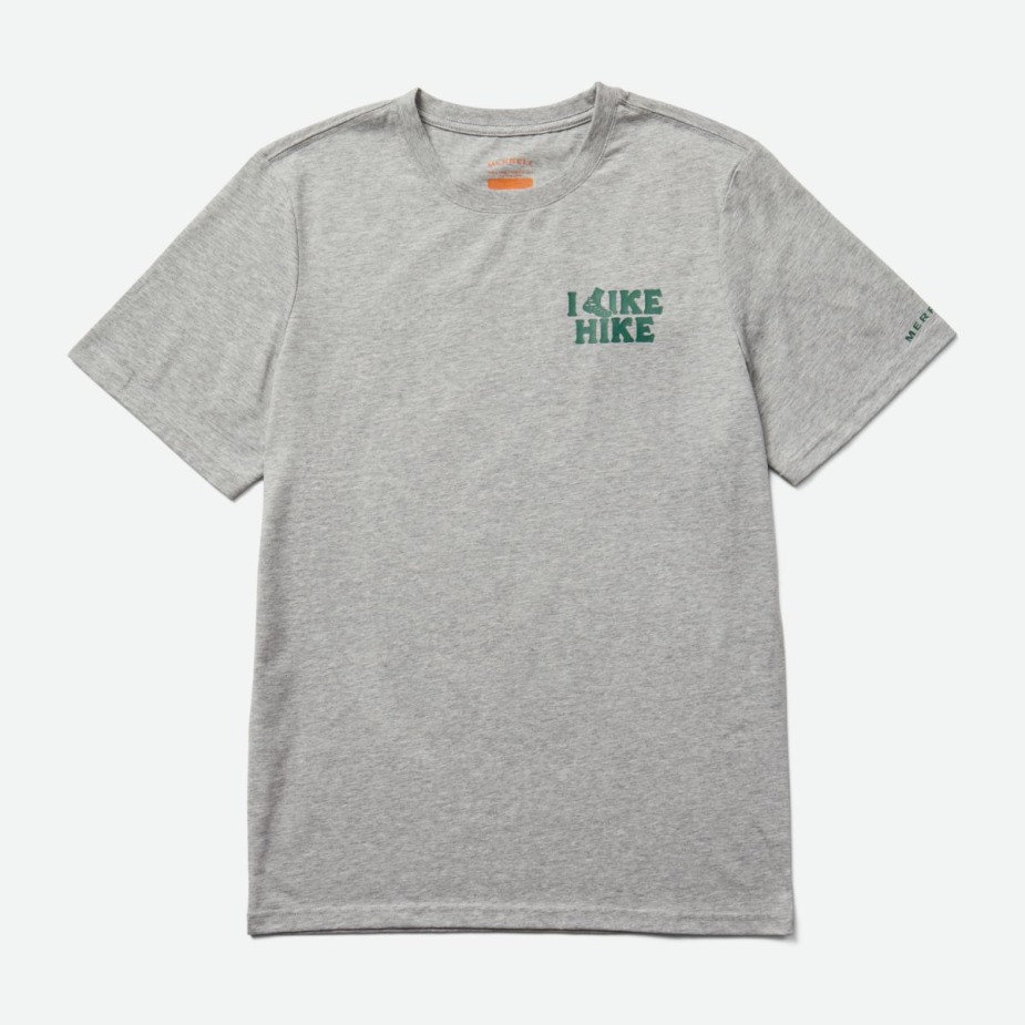 Férfi, Mint A Hike Tee Merrell Szürke Hanga
