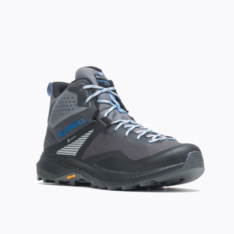Férfi Mqm 3 Mid Gore-tex Merrell Rock Kék