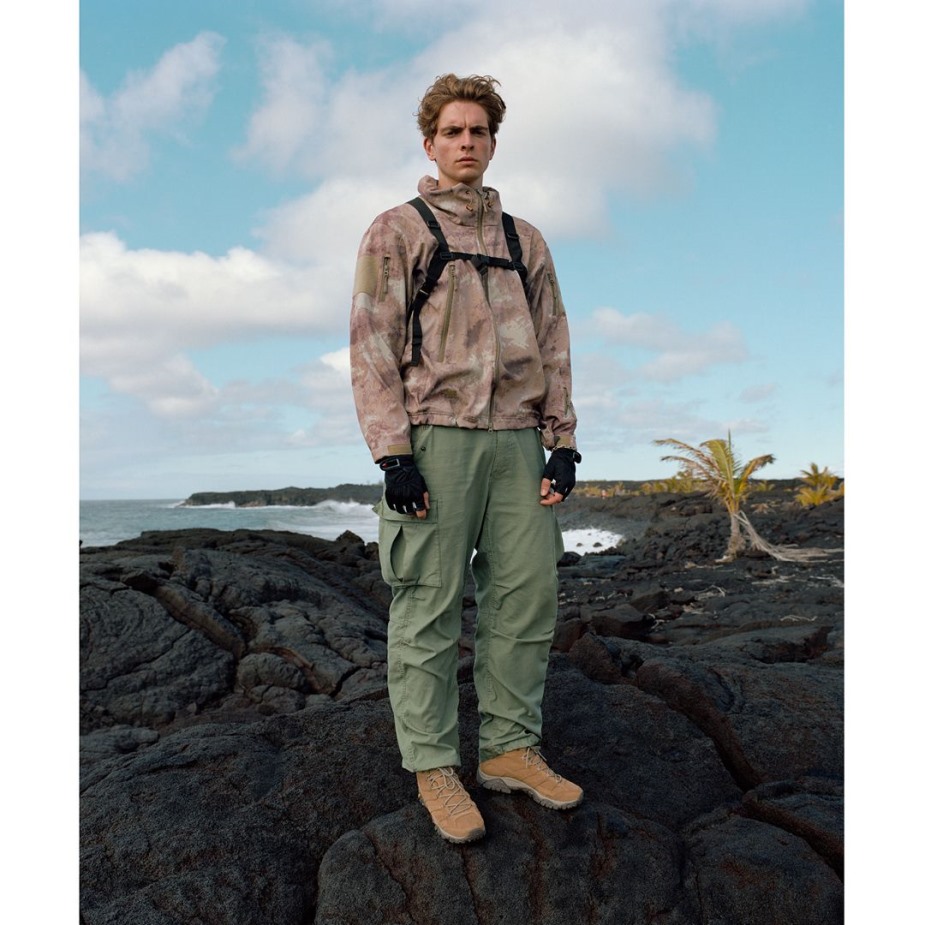 Férfi Moab 2 Decon Mid Merrell Teve