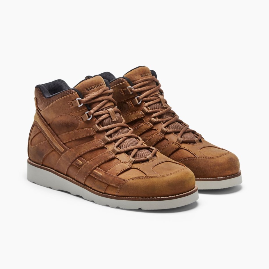 Férfi Moab 2 Mid Craft Merrell Tölgy