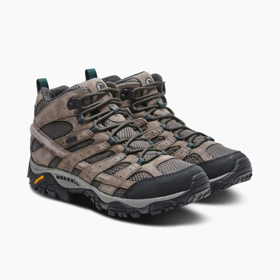 Férfi Moab 2 Mid Vízálló Boulder Merrell