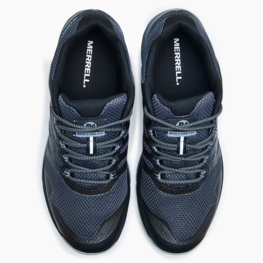 Férfi Nova 2 Gore-tex Széles Szélességű Merrell Gránit