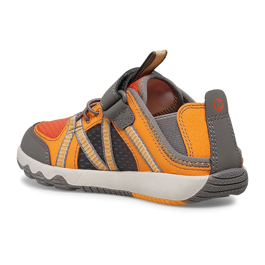 Merrell Nagy Gyerek Hydro Free Roam Szandál Szürke Narancssárga