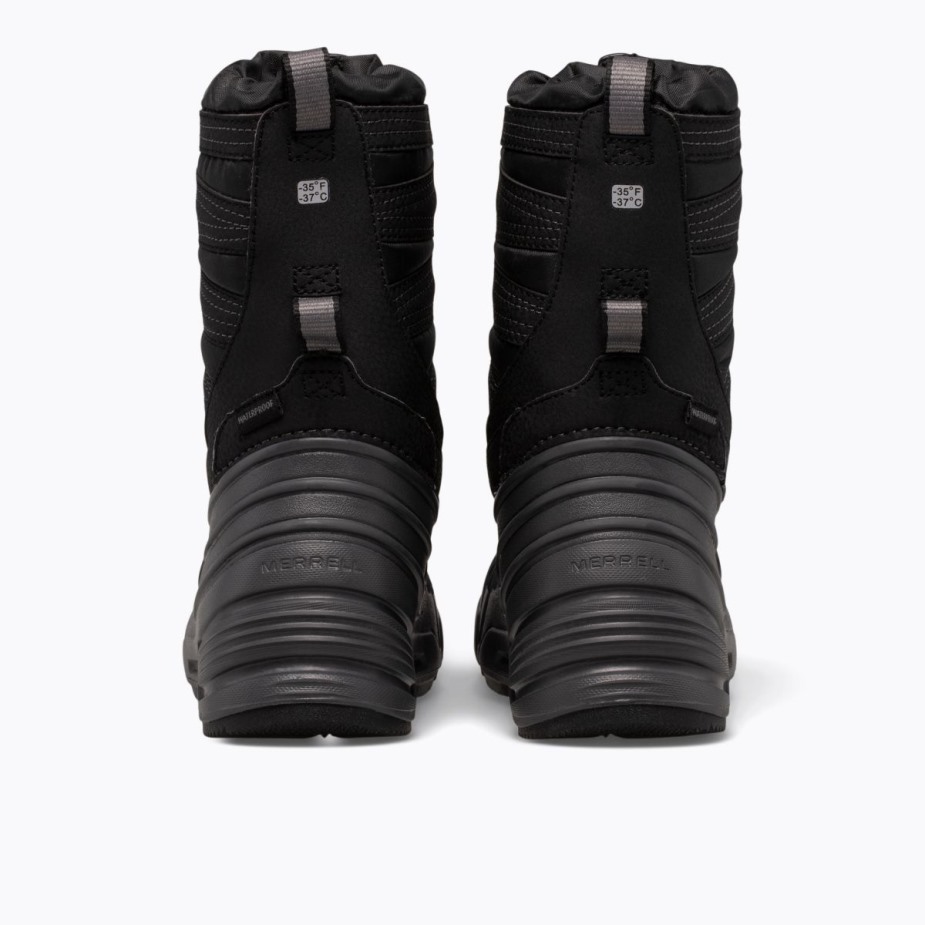 Merrell Nagy Gyerek Snow Quest Lite 3.0 Vízálló Fekete Szürke