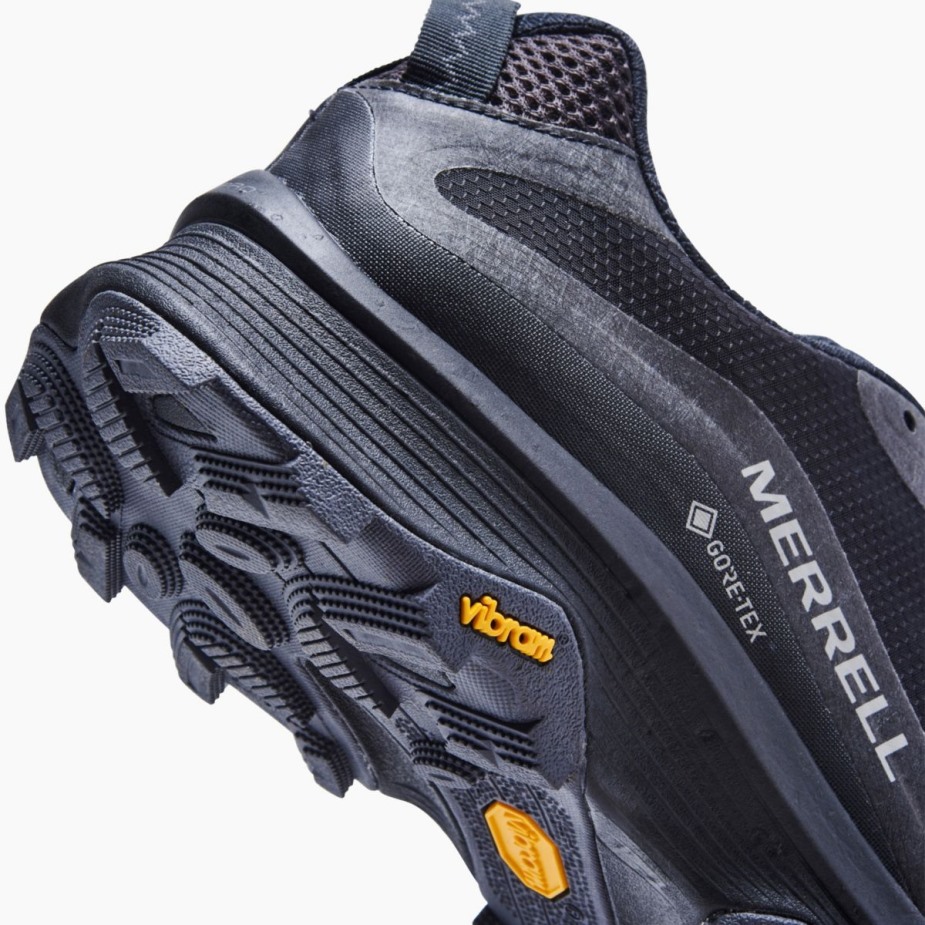 Merrell Fekete Aszfalt Férfi Moab Speed Gore-tex