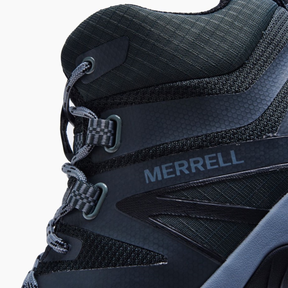 Merrell Fekete Szürke Férfi Mqm Flex 2 Mid Gore-tex