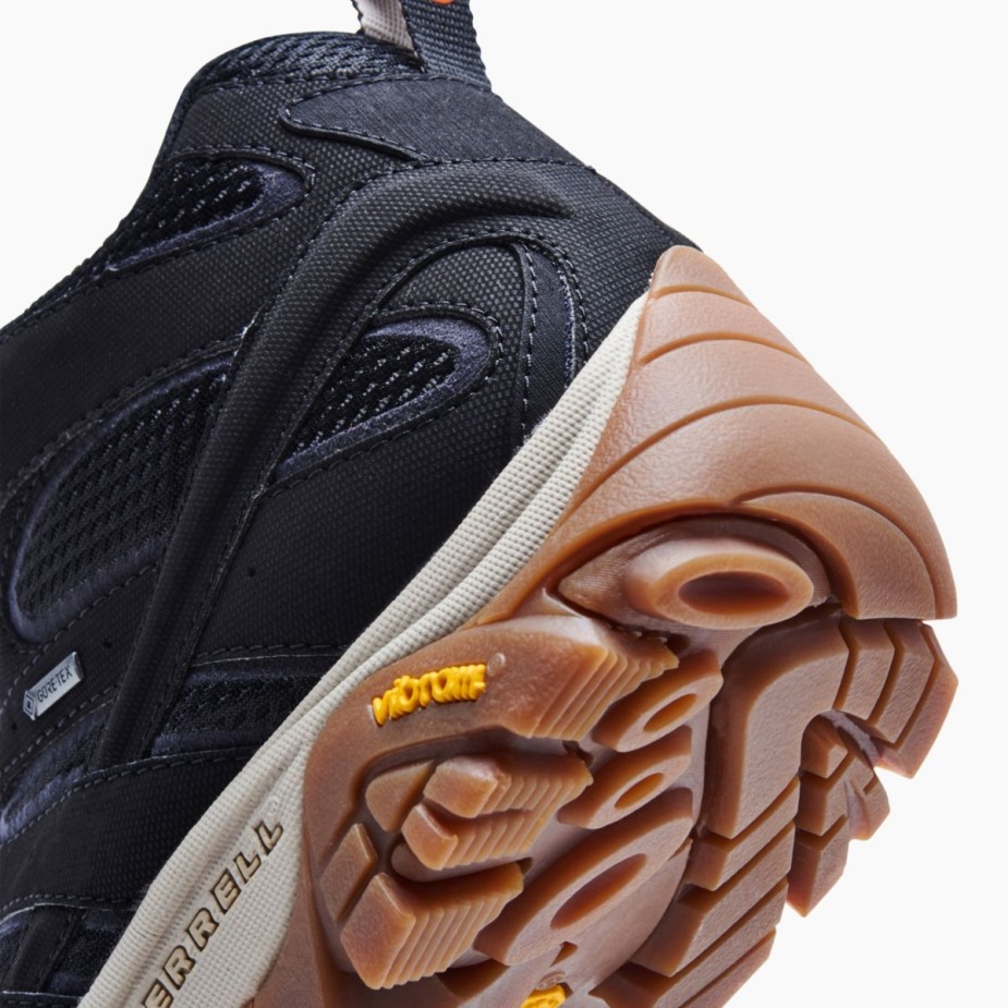 Merrell Fekete Gumi Férfi Moab 2 Mid Gore-tex