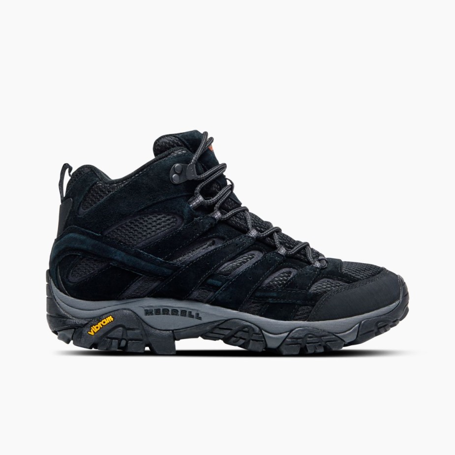 Merrell Black Night Férfi Moab 2 Mid Ventilátor