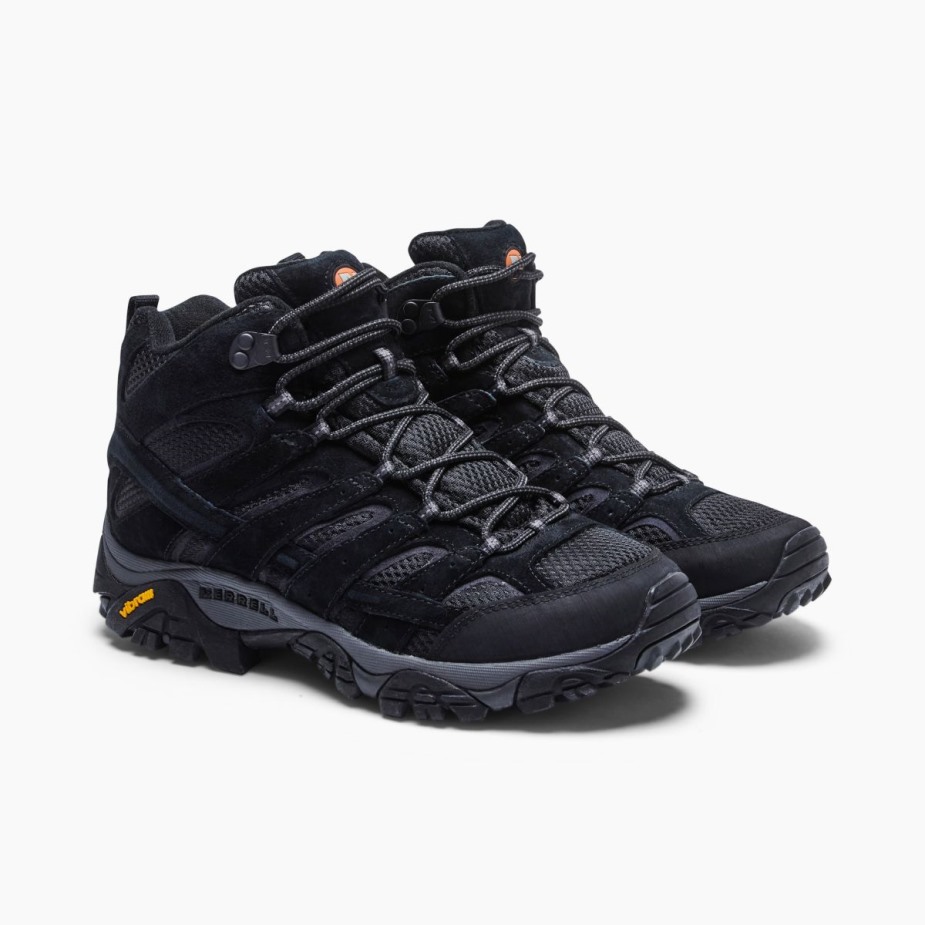 Merrell Black Night Férfi Moab 2 Mid Ventilátor