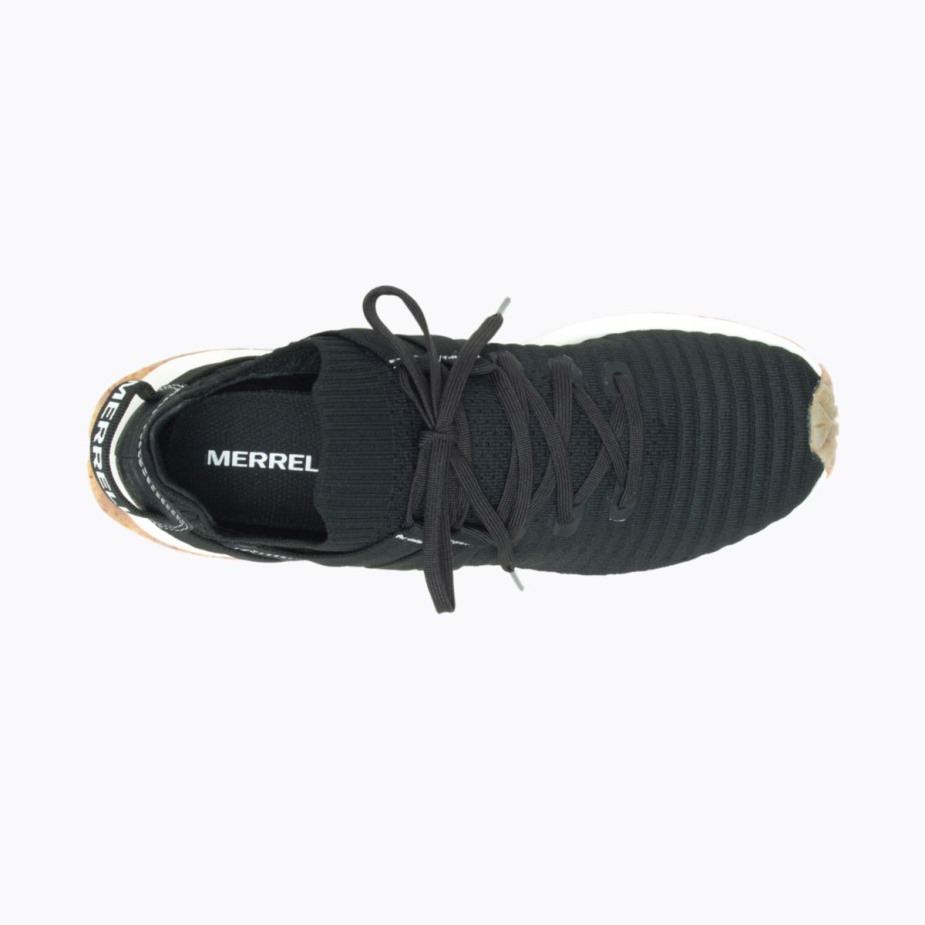 Merrell Fekete Fehér Férfi Embark Csipke Sneaker Eco Dye