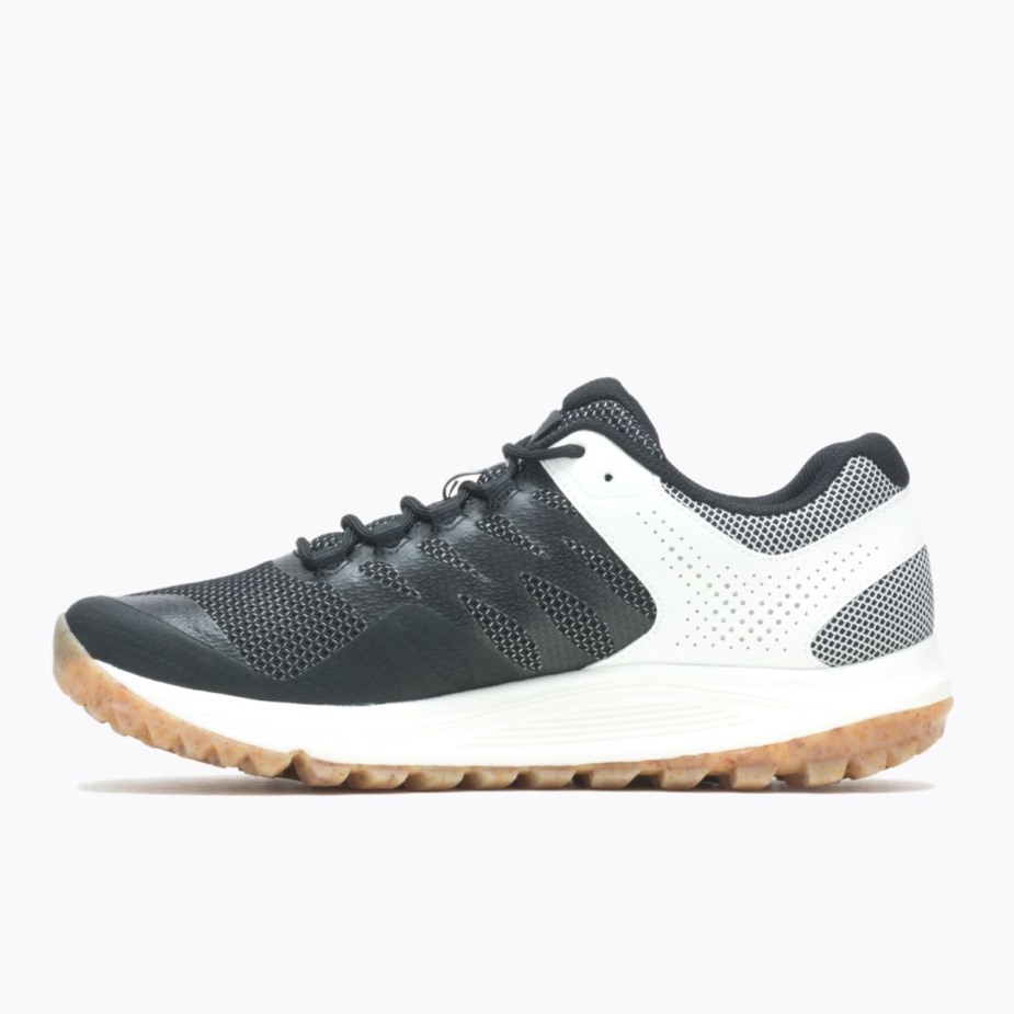 Merrell Fekete Fehér Férfi Nova 2 Eco Festék Széles Szélességben