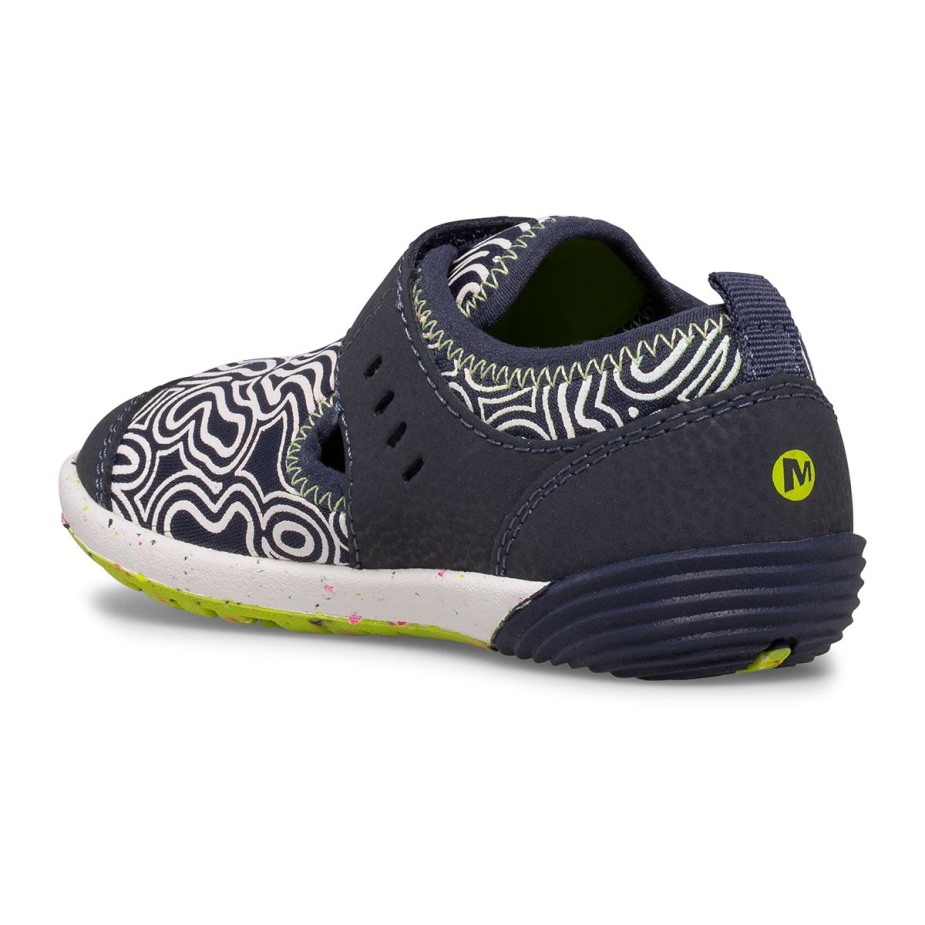 Merrell Kisgyerek Csupasz Lépések® H2o Chroma Tornacipő Sötétkék Lime