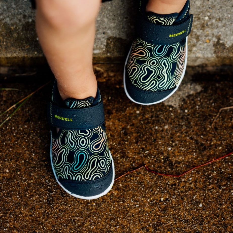 Merrell Kisgyerek Csupasz Lépések® H2o Chroma Tornacipő Sötétkék Lime