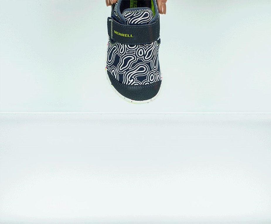 Merrell Kisgyerek Csupasz Lépések® H2o Chroma Tornacipő Sötétkék Lime