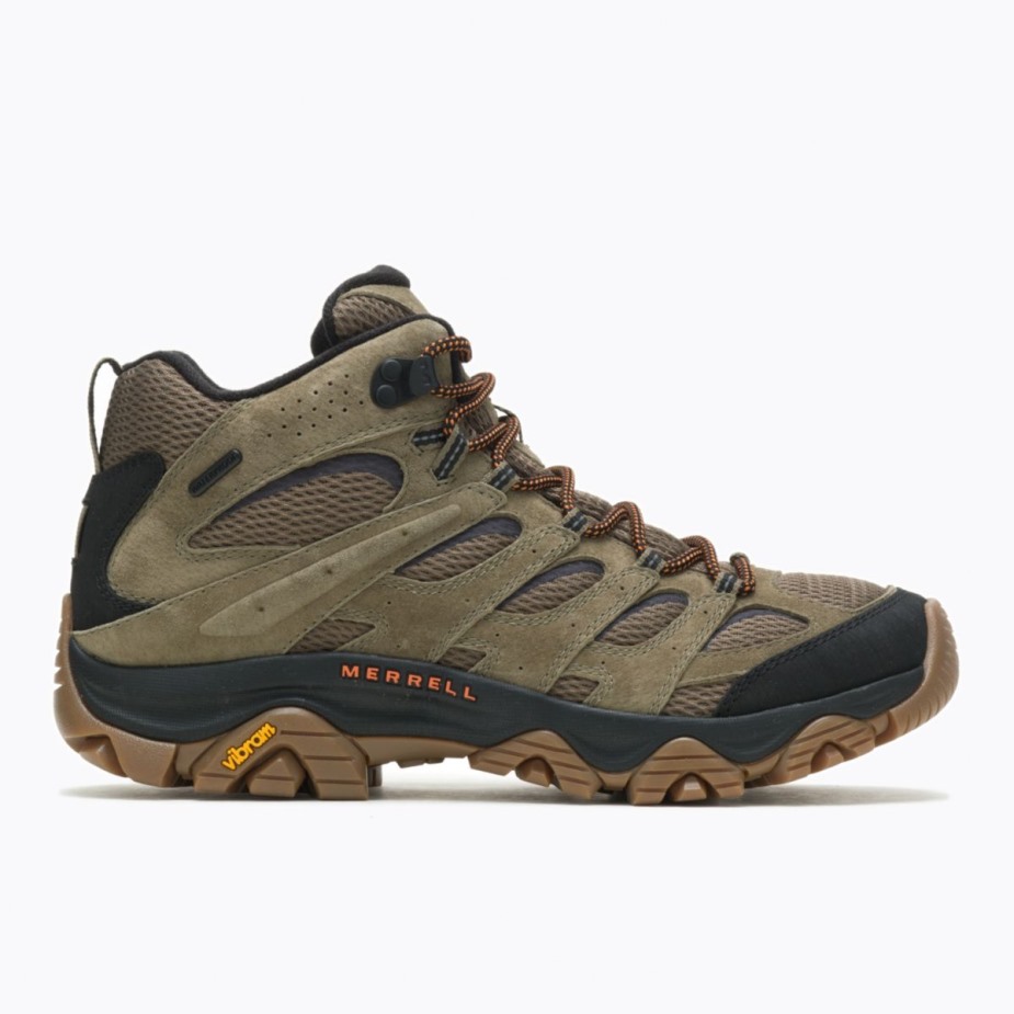 Merrell Férfi Moab 3 Mid Vízálló Oliva Gumi