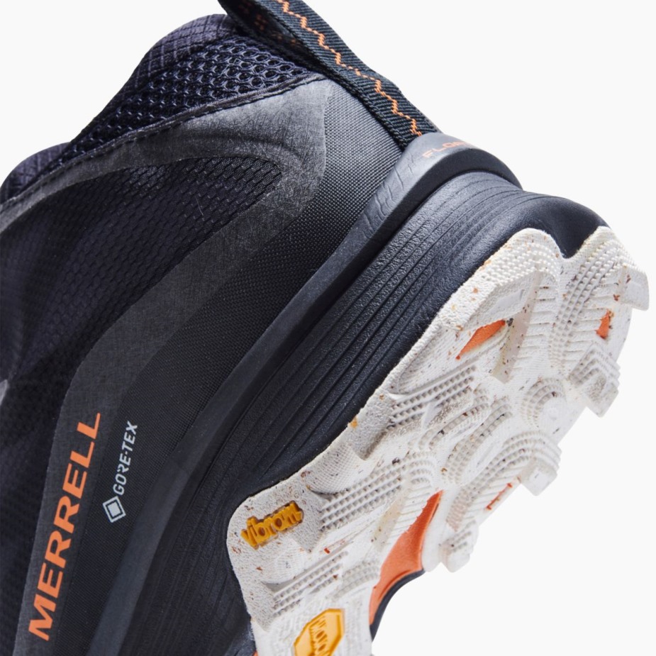 Merrell Férfi Moab Speed Mid Gore-tex Fekete