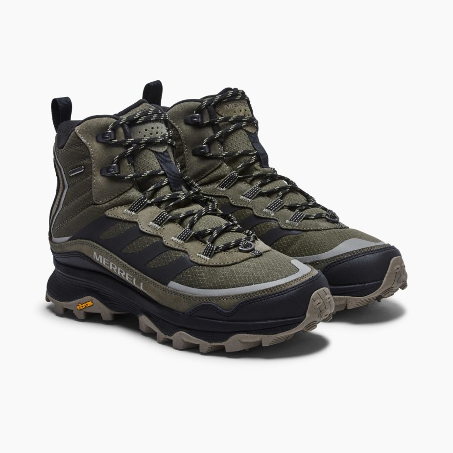 Merrell Olive Férfi Moab Speed Thermo Mid Vízálló