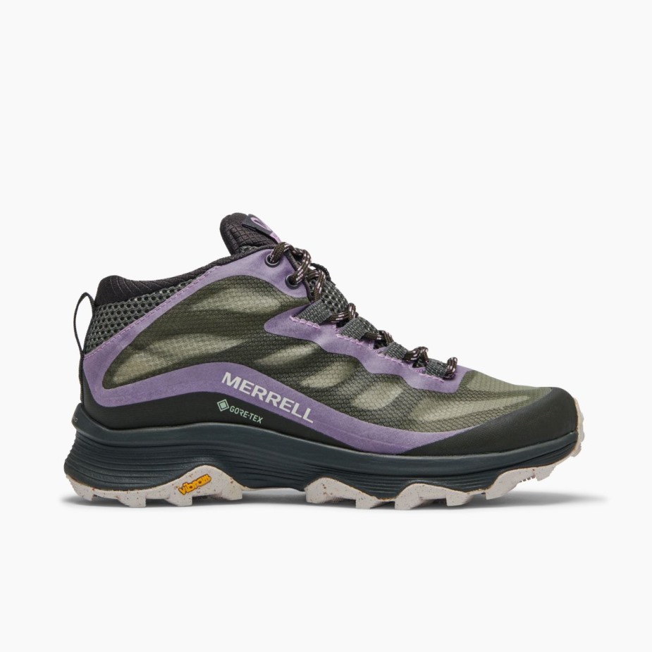 Merrell Női Moab Speed Mid Gore-tex Lichen