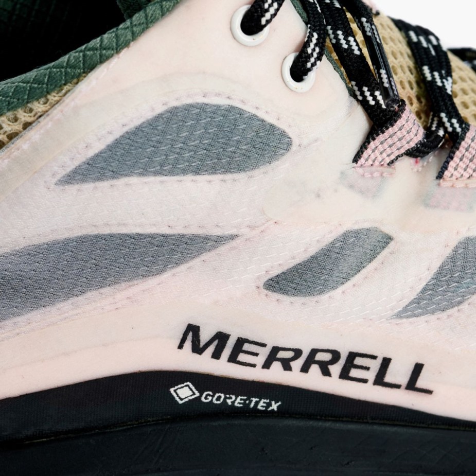 Merrell Női Moab Speed Mid Gore-tex X Izzadt Betty Fehér Rózsaszín
