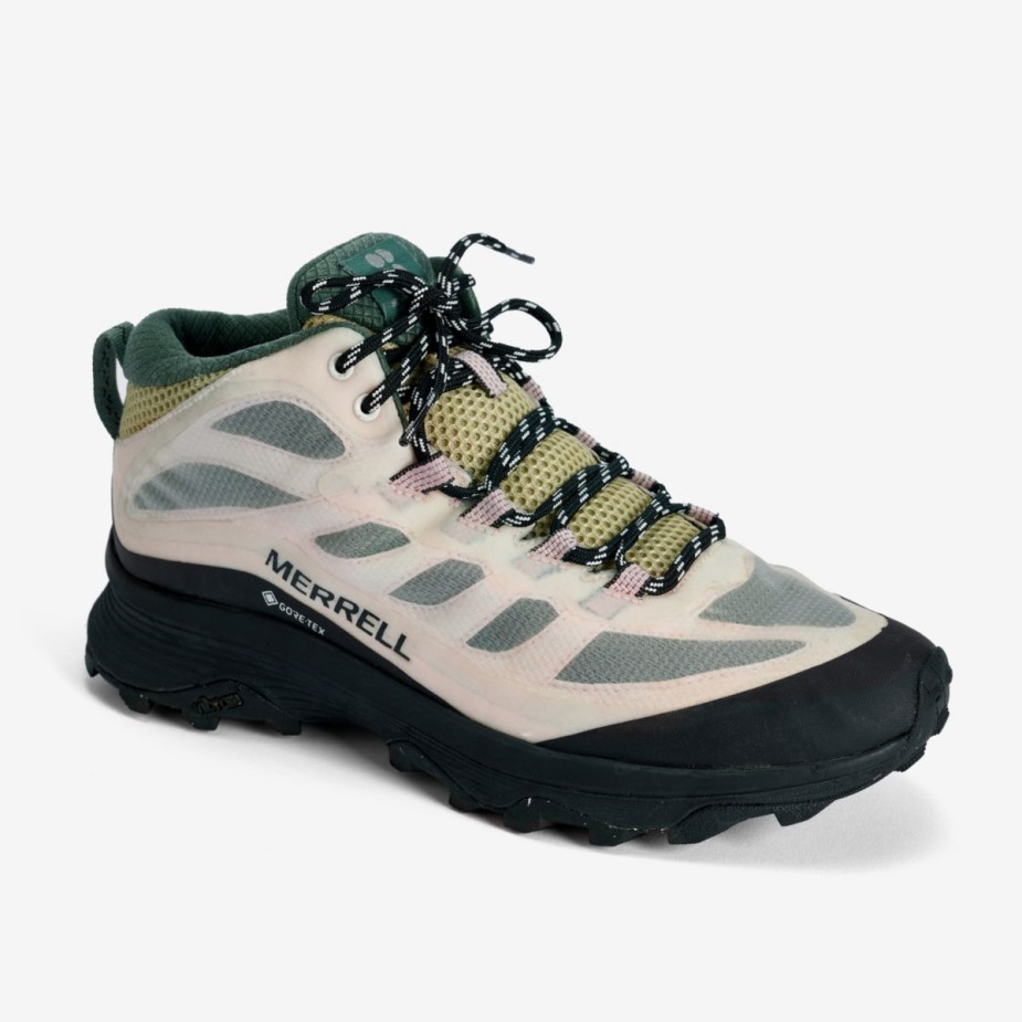 Merrell Női Moab Speed Mid Gore-tex X Izzadt Betty Fehér Rózsaszín