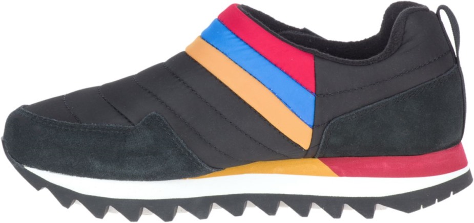 Női Alpesi Moc Pántos Polar Retro Black Merrell