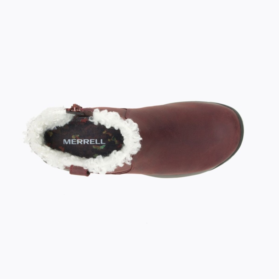 Női Ráadás 4 Blöff Cipzáras Polar Vízálló Sable Merrell