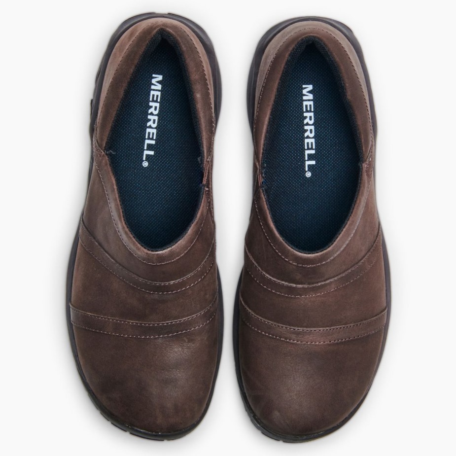 Női Ráadás Moc 4 Bőr Széles Szélességű Bracken Merrell