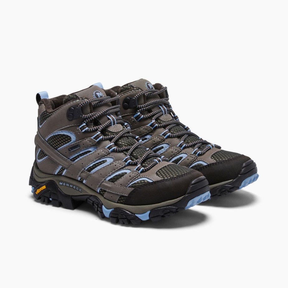 Női Moab 2 Mid Gore-tex Merrell Brindle
