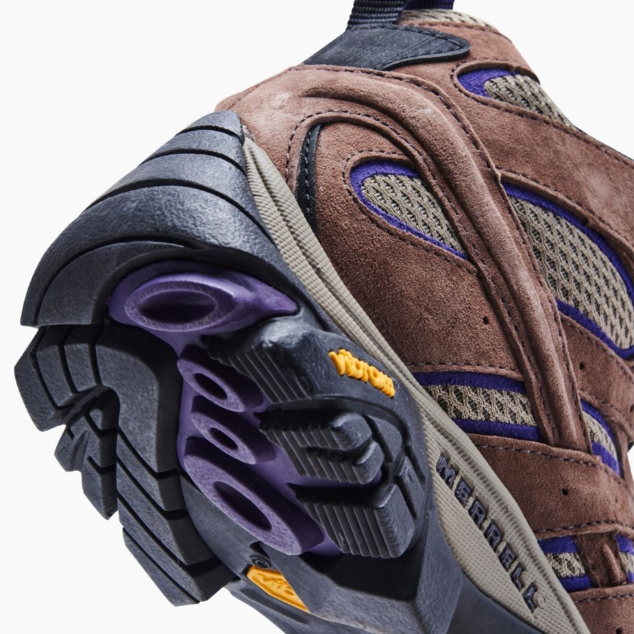 Női Moab 2 Mid Ventilátor Széles Szélességű Bracken Purple Merrell