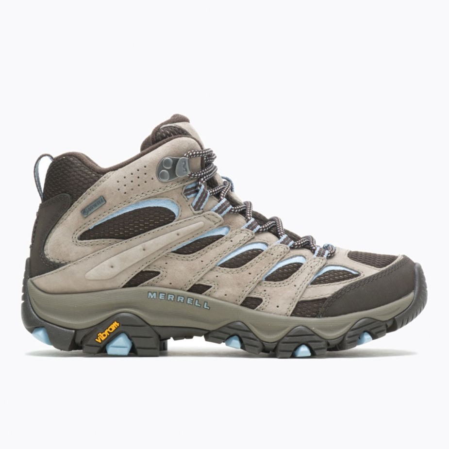 Női Moab 3 Mid Gore-tex Merrell Brindle
