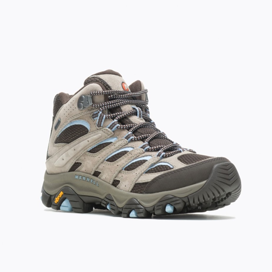 Női Moab 3 Mid Gore-tex Merrell Brindle
