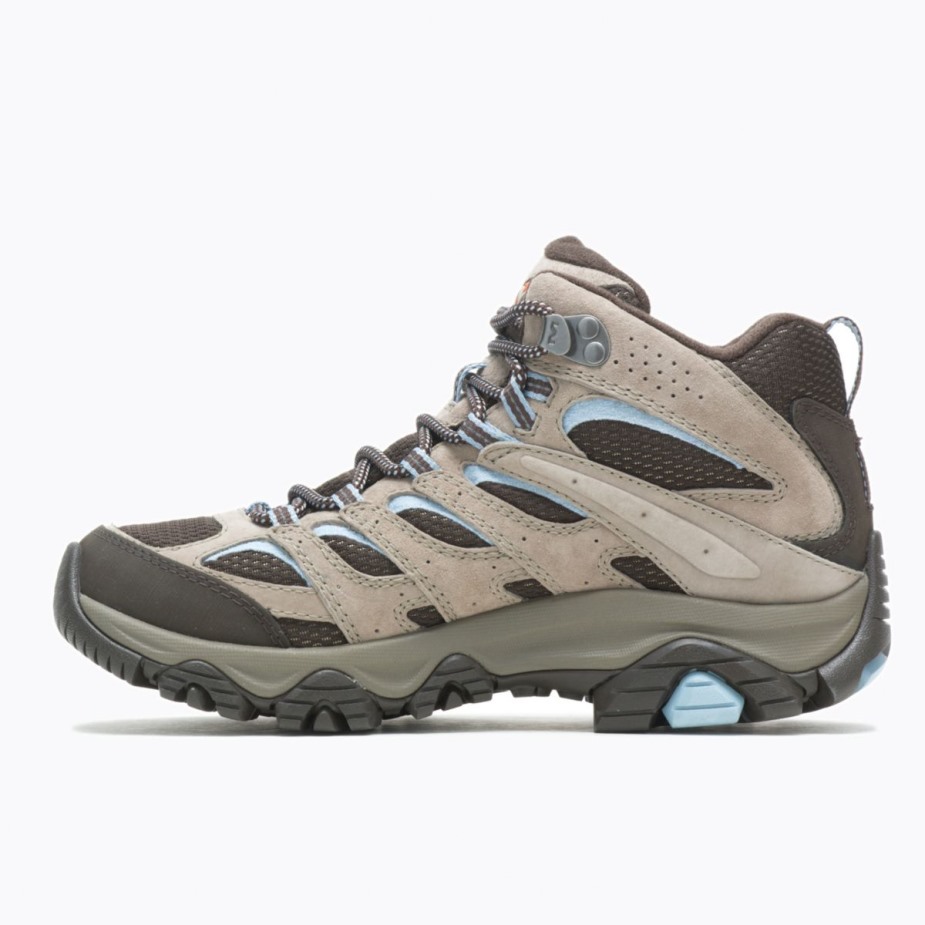 Női Moab 3 Mid Gore-tex Merrell Brindle