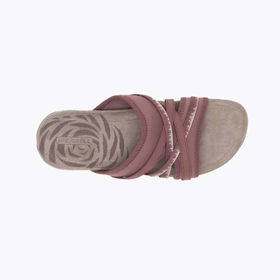 Női Terran 3 Párna Csúszda Marron Burlwood Merrell