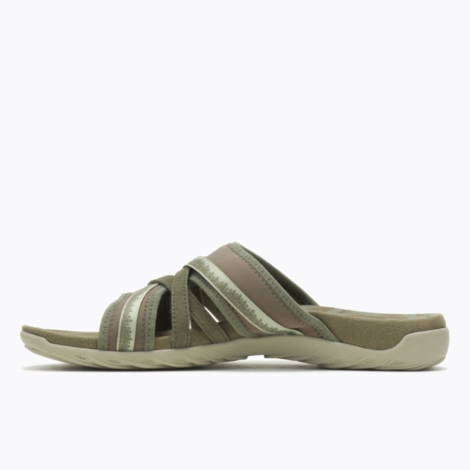 Női Terran 3 Cush Slide Olive Merrell
